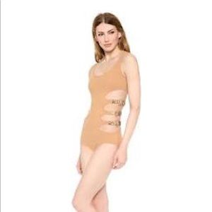 Michael Kors Collection side belt cutout